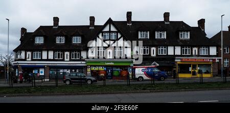 Mock Tudor Foto Stock