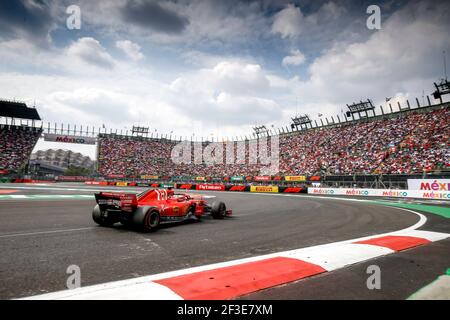 VETTEL Sebastian (ger), Scuderia Ferrari SF71H, azione durante il Campionato del mondo di Formula uno 2018, Gran Premio del Messico dal 25 al 28 ottobre in Messico - Foto DPPI Foto Stock
