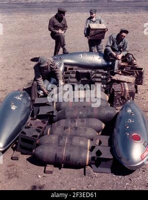 Che cosa un 8th Air Force P-51 potrebbe utilizzare Up in Un giorno di doveri intorno all'orologio come un Bomber Escort Inghilterra Foto Stock