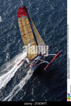 VELA - DEFI PETIT NAVIRE 2006 - DOUARNENEZ (FRA) - DAL 14 AL 16/07/2006 - FOTO : FRANCOIS VAN MALLEGHEM / DPI BROSSARD / SKIPPER : YVAN BOURGNON (SUI) Foto Stock