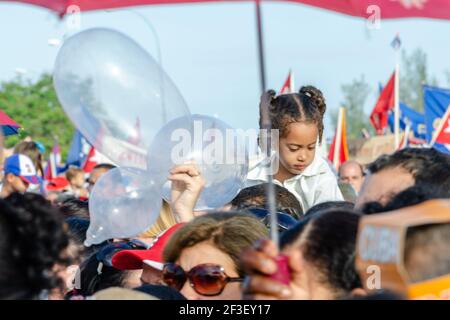 Festa del giorno di maggio, Santa Clara, Cuba Foto Stock