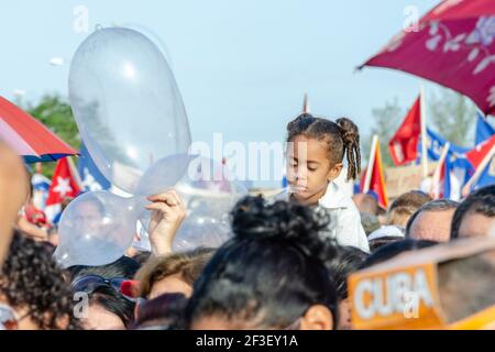 Festa del giorno di maggio, Santa Clara, Cuba Foto Stock