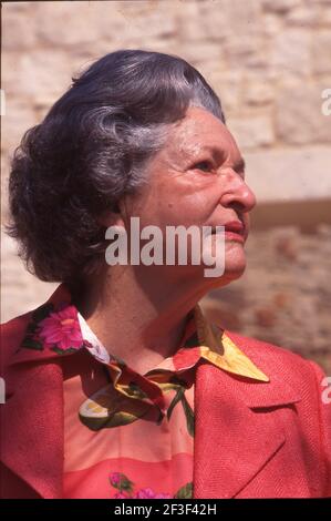 Austin, Texas, Stati Uniti. 20 Marzo 1995. Retrospettiva sulla vita dell'ex First Lady, LADY BIRD JOHNSON durante i suoi anni in Texas dopo la morte dell'ex presidente Lyndon Baines Johnson il 22 gennaio 1973. Questa foto mostra LADY BIRD JOHNSON al LADY BIRD JOHNSON Wildflower Center il 20 marzo 1995. Credit: Bob Daemmrich/ZUMA Wire/Alamy Live News Foto Stock