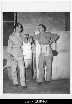 Fotografia vintage, Camp Huckstep, Egitto, Seconda guerra mondiale, 1944 Foto Stock