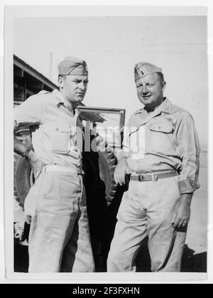 Fotografia vintage, Camp Huckstep, Egitto, Seconda guerra mondiale, 1944 Foto Stock