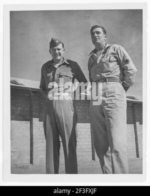 Fotografia vintage, Camp Huckstep, Egitto, Seconda guerra mondiale, 1944 Foto Stock