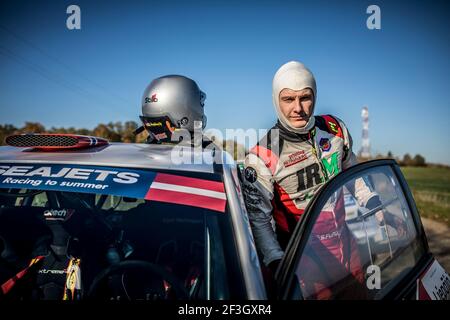 FURUSETH Sindre, (NOR), Opel Adam R2, Ritratto durante il Campionato europeo Rally 2018 ERC Liepaja, dal 12 al 14 ottobre, a Liepaja, Lettonie - Foto Gregory Lenenmand / DPPI Foto Stock