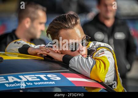 SESKS Martins, (LVA), ADAC Opel Rallye Junior Team, Opel Adam R2, Ritratto durante il Campionato europeo Rally 2018 ERC Liepaja, dal 12 al 14 ottobre, a Liepaja, Lettonie - Foto Alexandre Guillaumot / DPPI Foto Stock