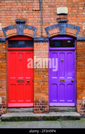 Repubblica d'Irlanda; Dublino, quartiere delle libertà Foto Stock