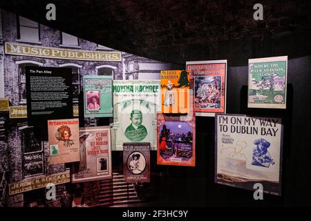 République d'Irlande, Dublino, EPIC Museo dell'emigrazione irlandese, un musée interactif, racontant l'histoire de la diaspora irlandaise // Repubblica dell'IRE Foto Stock