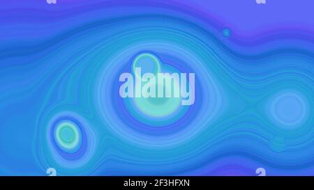 Celle astratte Metamorfosi animazione 3D Foto Stock