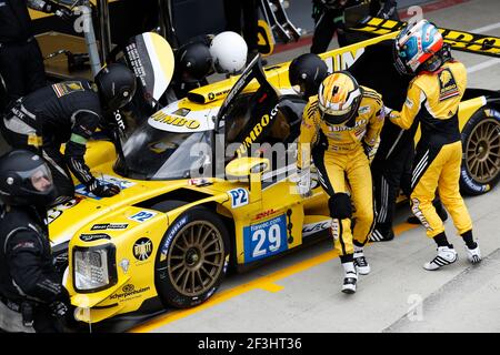 29 VAN EERD Frits (nld), VAN DER GARDE Giedo (nld), DE VRIES Nyck (nld), Dallara P217 Gibson team Racing team Nederland, azione durante il Campionato Mondiale FIA WEC Endurance 2018 6 ore di Silverstone, Inghilterra, dal 16 al 19 agosto - Foto Florent Gooden / DPPI Foto Stock