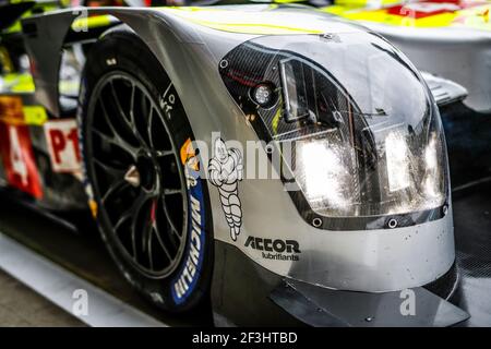 04 BINDER René (aut), WEBB Oliver (gbr), Enso CLM P1/01 Nismo team Bykolles racing team, durante il Campionato Mondiale FIA WEC Endurance 2018 6 ore di Silverstone, Inghilterra, dal 16 al 19 agosto - Photo Florent Gooden / DPPI Foto Stock