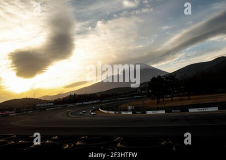 88 TIANSHI RACING TEAM (CHN) AUDI R8 LMS GT ANTHONY LIU XU (CHN) CHEN WEIAN (CHN) DRIES VANTHOOR (bel) durante il Campionato Asian le Mans Series 2018, 4 ore di Fuji dal 7 al 9 dicembre a Oyama, Giappone - Photo Clement Marin / DPPI Foto Stock