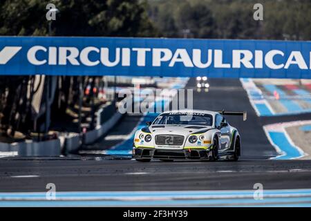 31 MORRIS Seb, (GBR), PIERCE Derek, (GBR), BARWICK Adian, (GBR), Team Parker Racing Bentley Continental GT3, azione durante Test Day Blancpain GT Series Endurance Cup a le Castellet dal 13 al 14 marzo 2018 - Foto Marc de Mattia / DPPI Foto Stock