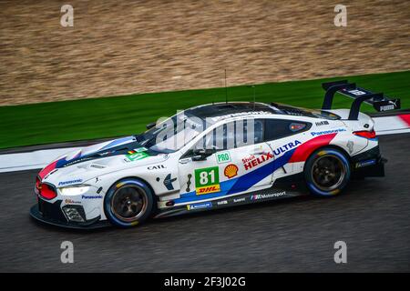 81 TOMCZYK Martin (ger), CATSBURG Nicky (nld), BMW M8 del team GTE BMW MTEK, in azione durante il Campionato Mondiale FIA WEC Endurance 2018, 6 ore di Shanghai dal 16 al 18 novembre, a Shanghai, Cina - Foto Pascal Saivet/DPPI Foto Stock