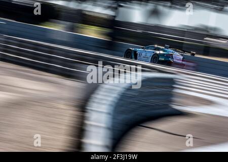 97 al HARTHY Ahmad, (OMN), MCKAY Euan, (SCO), EASTWOOD Charlie, (GBR), Oman Racing Team con TF Sport Aston Martin V12 GT3, azione durante Test Day Blancpain GT Series Endurance Cup a le Castellet dal 13 al 14 marzo 2018 - Foto Marc de Mattia / DPPI Foto Stock