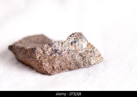 Cobaltite o minerale cobalto campione usato nella produzione Foto Stock