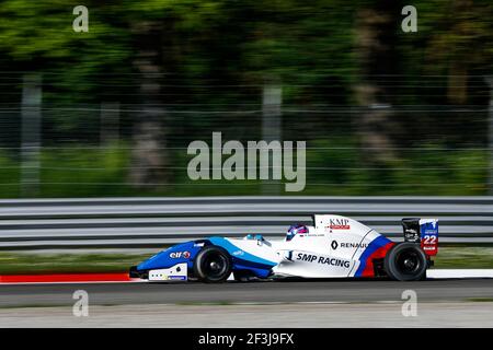 22 SMOLYAR Alexander (rus), FR 2.0 Eurocup Renault team Tech 1 Racing, azione durante l'Eurocup formule Renault 2.0 a Monza, Italia, dal 20 al 22 aprile 2018 - Foto Florent Gooden / DPPI Foto Stock