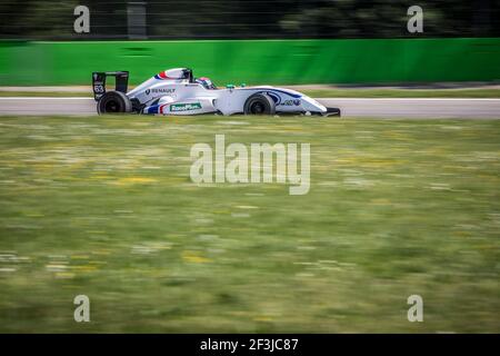 63 RAZAK Najiy (mas), FR 2.0 Eurocup Renault team JD Motorsports, azione durante l'Eurocup formule Renault 2.0 a Monza, Italia, dal 20 al 22 aprile 2018 - Foto Gregory Lenenmand/DPPI Foto Stock