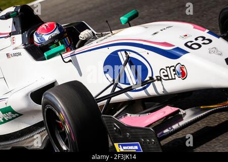 63 RAZAK Najiy (mas), FR 2.0 Eurocup Renault team JD Motorsports, azione durante la Eurocup Formula Renault 2018 2.0 a Spa Francorchamps, Belgio, dal 26 al 29 luglio - Foto Francois Flamand/DPPI Foto Stock