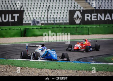 22 SMOLYAR Alexander (rus), FR 2.0 Eurocup Renault team Tech 1 Racing, azione durante la gara Eurocup Formula Renault 2.0 2018 a Hockenheim dal 21 al 23 settembre, in Germania - Photo Clement Luck / DPPI Foto Stock