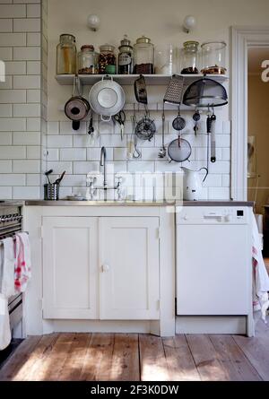 La Casa della Scuola, Casa del Gunnel Sahlinís, Sormland. Foto Stock