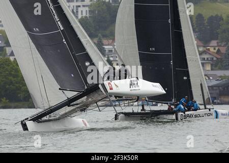 Illustrazione durante la GC32 Austria Cup 2014, Gmunden, Lago Traunsee (AUT), il 28 maggio ? 1 giugno 2014 - Foto Gabor Turcsi / DPPI Foto Stock