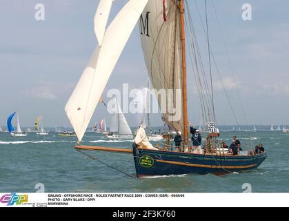 SAILING - OFFSHORE RACE - ROLEX FASTNET RACE 2009 - COWES (GBR) - 09/08/09PHOTO : GARY BLAKE / DPPI MORWENNA Foto Stock