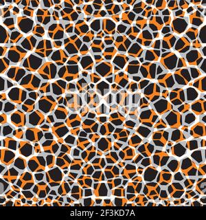 Modello di stampa rettile vettoriale senza giunture Illustrazione Vettoriale