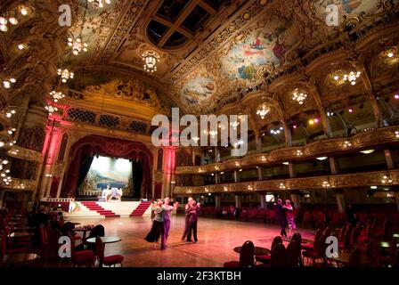 The Tower Ballroom, Blackpool Tower, Blackpool, Lancashire, Inghilterra | NESSUNO | Foto Stock