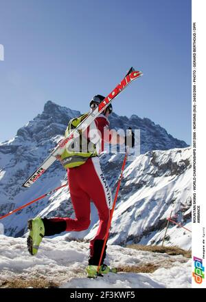 SCI ALPINO - CAMPIONATI DEL MONDO 2007/2008 - MORGINS (SUI) - 24/02/2008 - FOTO : GERARD BERTHOUD / DPPI AMBIANCE Foto Stock
