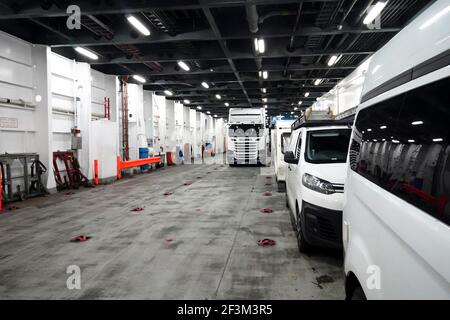 Roll on Roll Off traghetto RoRo Foto Stock