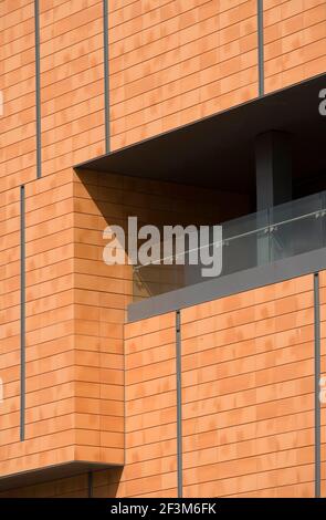 Elementi mattoni quadrati dettaglio Foto Stock