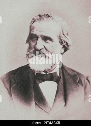Giuseppe Verdi (1813 – 1901) è stato un . Foto Stock