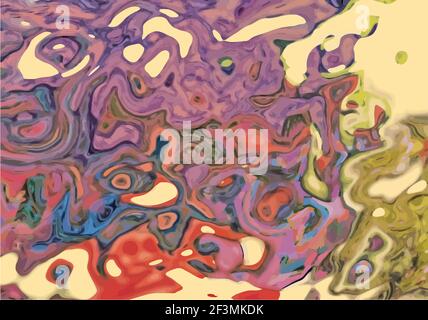 Sfondo a grunge colorato. Sfondo dipinto astratto. Illustrazione vettoriale Illustrazione Vettoriale