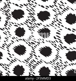 Motivo senza cuciture in piuma macchiata Illustrazione Vettoriale