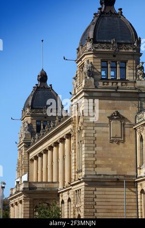 Wuppertal città in Germania. Historical Stadthalle - sede di concerti ed eventi nel quartiere di Elberfeld. Foto Stock