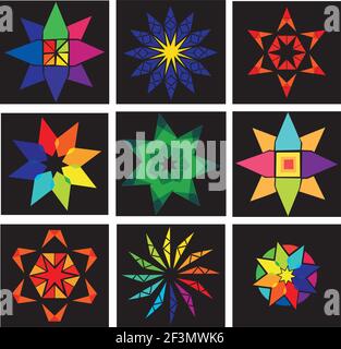 Set di forme geometriche Illustrazione Vettoriale