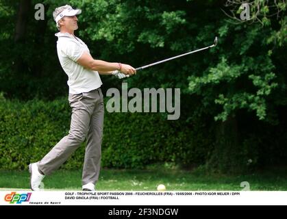 GOLF - TROPHÉE SPORT PASSION 2008 - FEUCHEROLLES (FRA) - 15/05/2008 - FOTO IGOR MEIJER / DPPI DAVID GINOLA (FRA) / CALCIO Foto Stock