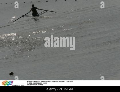 ROWING - WORLD CHAMPIONSHIPS 2006 - ETON (GBR) - 22/08/2006 PHOTO : IGOR MEIJER / ILLUSTRAZIONE DPPI / START Foto Stock