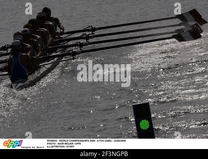 ROWING - WORLD CHAMPIONSHIPS 2006 - ETON (GBR) - 22/08/2006 PHOTO : IGOR MEIJER / ILLUSTRAZIONE DPPI / START Foto Stock