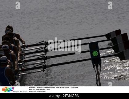 ROWING - WORLD CHAMPIONSHIPS 2006 - ETON (GBR) - 22/08/2006 PHOTO : IGOR MEIJER / ILLUSTRAZIONE DPPI / START Foto Stock