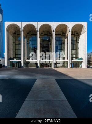 Metropolitan Opera House, New York. Foto Stock