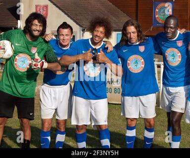 Les Seigneurs anno : 2012 Francia Direttore : Olivier Dahan Ramzy Bedia, Franck Dubosc, Joey Starr, Gad Elmaleh, Omar Sy Foto Stock