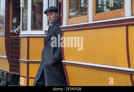 HHHH l'uomo con il cuore di ferro anno : 2017 Francia / GB / Belgique / USA regista : Cedric Jimenez Jack Reynor Foto: Bruno Calvo Legende Films Foto Stock