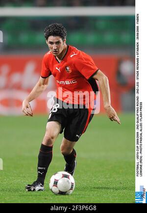 CALCIO - COPPA UEFA 2008/2009 - 2° TURNO DI QUALIFICAZIONE - SECONDA TAPPA - STADE RENNAIS / STABAEK - 28/08/2008 - FABIEN LEMOINE (REN) - PHOTO PASCAL ALLEE / FLASH PRESS Foto Stock