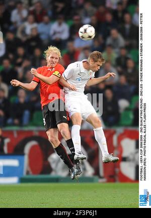 CALCIO - COPPA UEFA 2008/2009 - 2° TURNO DI QUALIFICAZIONE - SECONDA TAPPA - STADE RENNAIS / STABAEK - 28/08/2008 - PETTER HANSSON (REN) - FOTO PASCAL ALLEE / FLASH PRESS Foto Stock