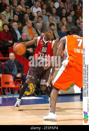 BASKETBALL - EUROLEGA 2007/2008 - LE MANS (FRA) - 07/11/2007 - PHOTO : PASCAL ALLEE / HOT SPORTS / DPPI LE MANS V VILNIUS - HOLLIS PRICE (VILNIUS) Foto Stock