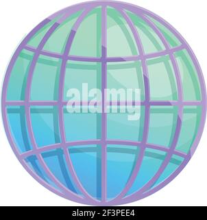 Icona del mix di marketing globale. Cartoon of Global marketing mix icona vettoriale per il web design isolato su sfondo bianco Illustrazione Vettoriale